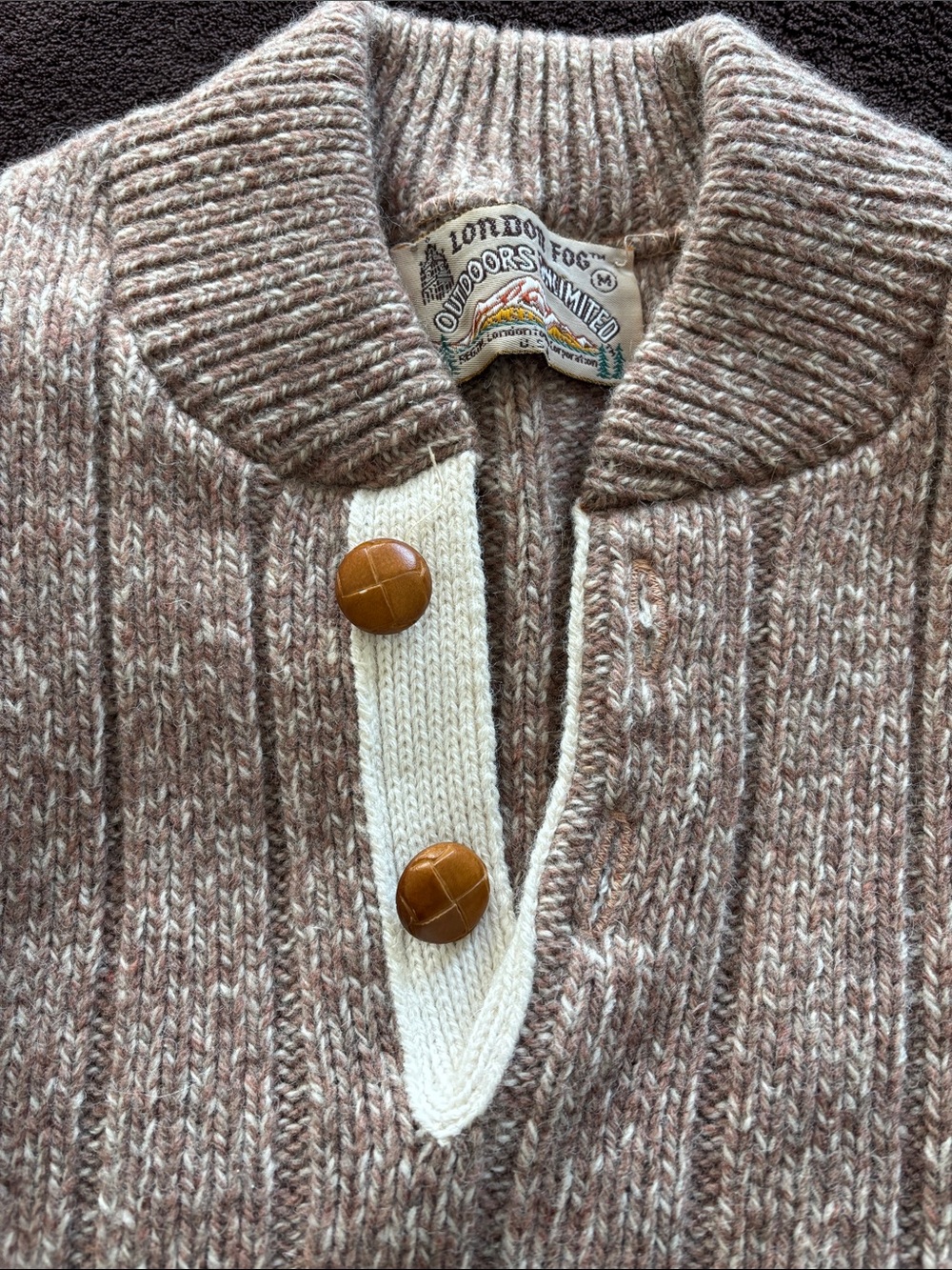 Vintage London Fog Wool Blend Sweater